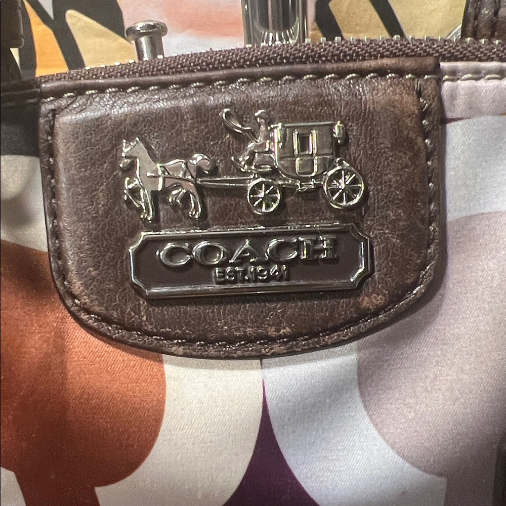 Coach Madison Op Art Sophia Satchel # 18636 - Picture 2 of 16